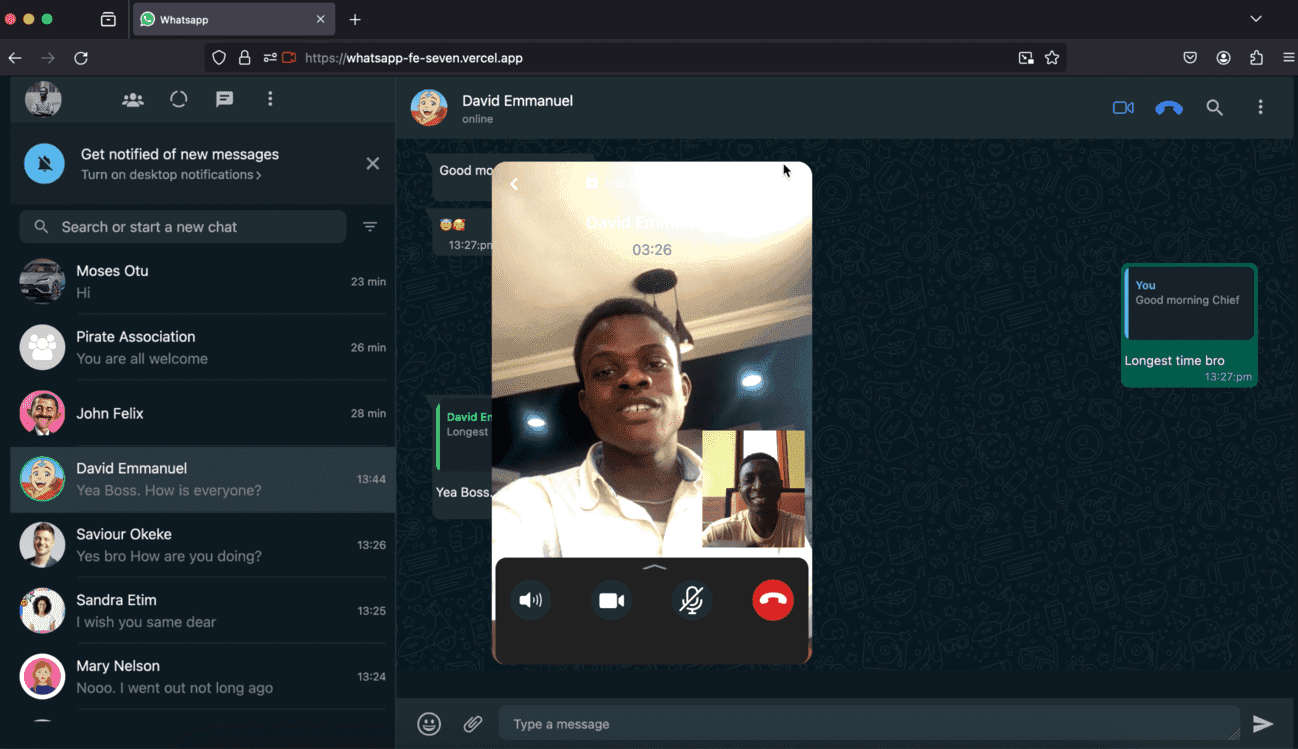 WhatsApp Clone